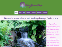 Tablet Screenshot of livingwatersofhope.com